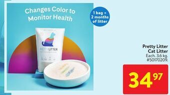 Walmart Pretty litter cat litter offer