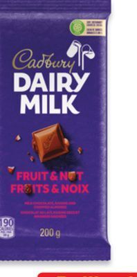 Walmart Cadbury dairy milk chocolate bars offer
