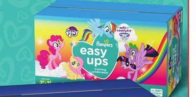 Walmart Pampers giant pack easy ups training pants offer