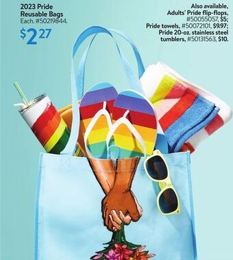 Walmart 2023 pride reusable bags offer