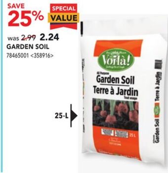 Lowe's Voila garden soil offer