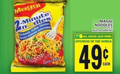 Food Basics Maggi noodles offer