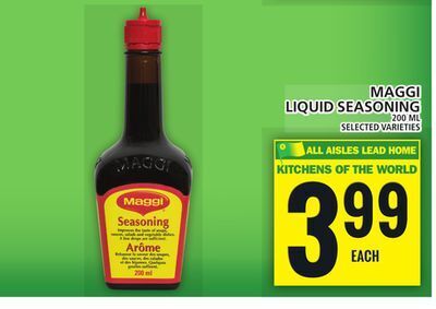 Food Basics Maggi liquid seasoning offer