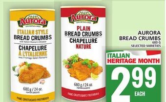 Food Basics Aurora bread crumbs offer