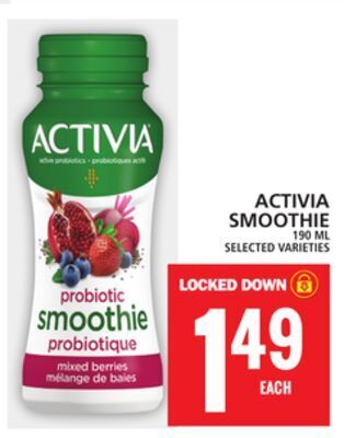 Food Basics Activia smoothie offer