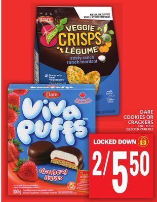 Food Basics Dare cookies or crackers offer