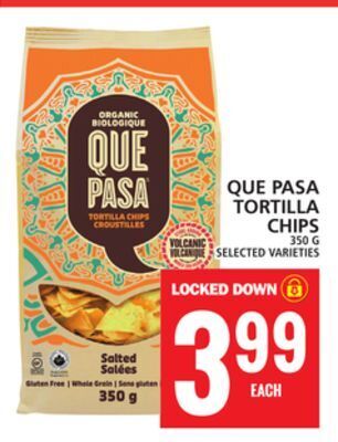 Food Basics Que pasa tortilla chips offer