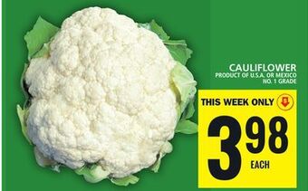 Food Basics Cauliflower offer