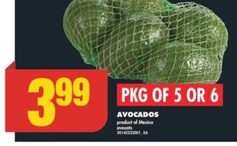 No Frills Avocados, pkg of 5 or 6 offer