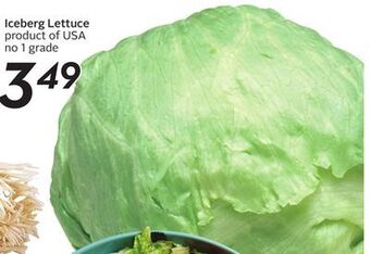 Sobeys Iceberg lettuce offer