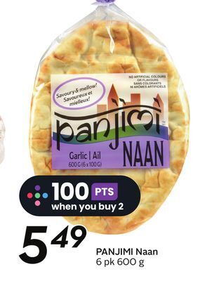 Sobeys Panjimi naan offer