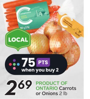 Sobeys Carrots or onions offer