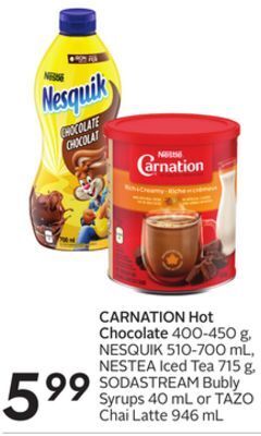 Sobeys Carnation hot chocolate offer