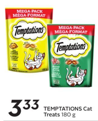 Sobeys Temptations cat treats offer