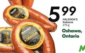 Sobeys Halenda's kobassa offer