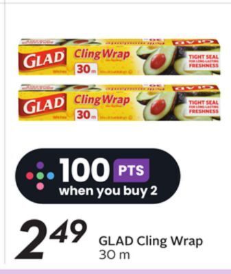 Sobeys Glad cling wrap offer