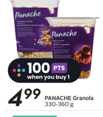 Sobeys Panache granola offer