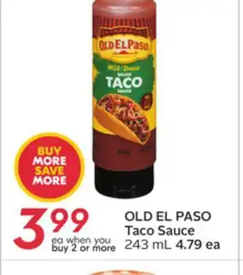 Sobeys Old el paso taco sauce offer