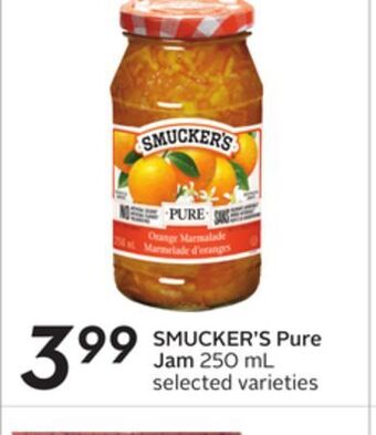Sobeys Smucker's pure jam offer