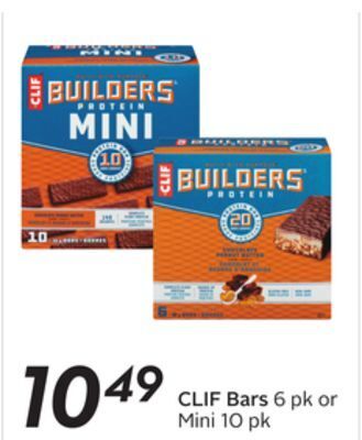 Sobeys Clif bars offer