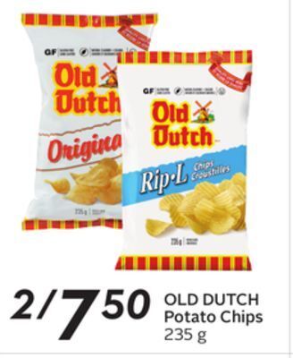 Sobeys Old dutch potato chips offer