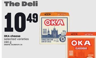 Loblaws Oka cheese, 190 g offer