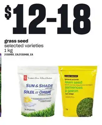 Loblaws Grass seed, 1 kg offer