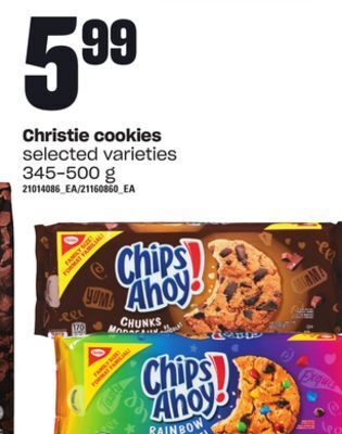 Loblaws Christie cookies, 345-500 g offer