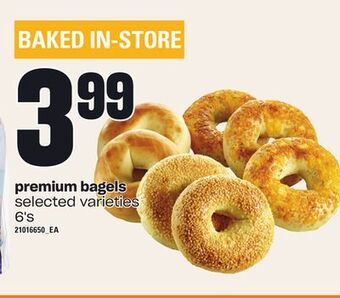 Loblaws Premium bagels, 6's offer