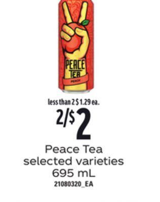 Loblaws Peace tea, 695 ml offer