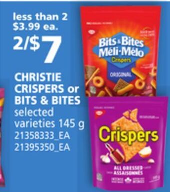 Loblaws Christie crispers or bits & bites offer