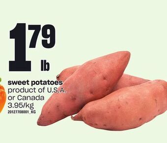 Loblaws Sweet potatoes offer