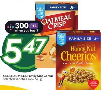 Sobeys General mills family size cereal offer