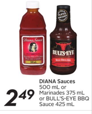 Sobeys Diana sauces offer
