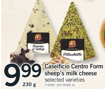 Fortinos Caseificio centro form sheep's milk cheese, 230 g offer