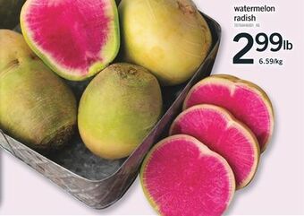 Fortinos Watermelon radish offer