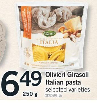 Fortinos Olivieri girasoli italian pasta, 250 g offer
