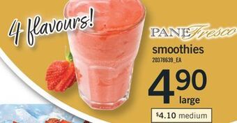 Fortinos Smoothies offer