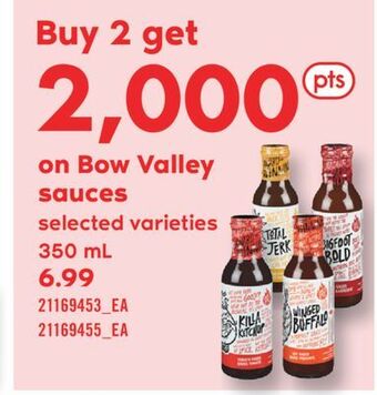 Fortinos Bow valley sauces, 350 ml offer