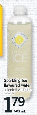 Fortinos Sparkling ice flavoured water, 503 ml offer
