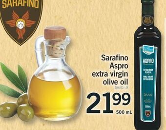 Fortinos Sarafino aspro extra virgin olive oil, 500 ml offer