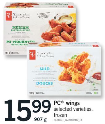 Fortinos Pc® wings, 907 g offer