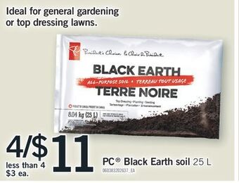 Fortinos Pc® black earth soil, 25 l offer