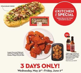 Longo's Longo's gourmet flatbread offer