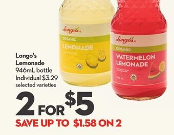 Longo's Longo's lemonade offer