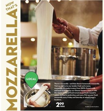 Longo's Mozzarella offer