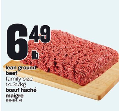 Independent Grocer Lean ground beef offer