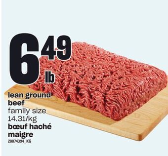Independent Grocer Lean ground beef offer