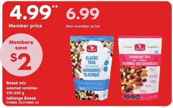 Independent Grocer Bassé mix, 415-600 g offer