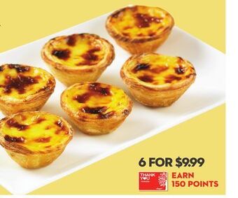 Longo's Longo's authentic portuguese custard tarts offer